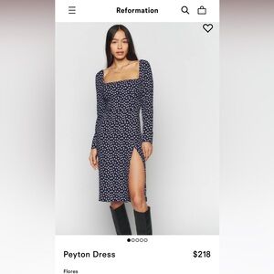 Reformation Peyton Dress NWT